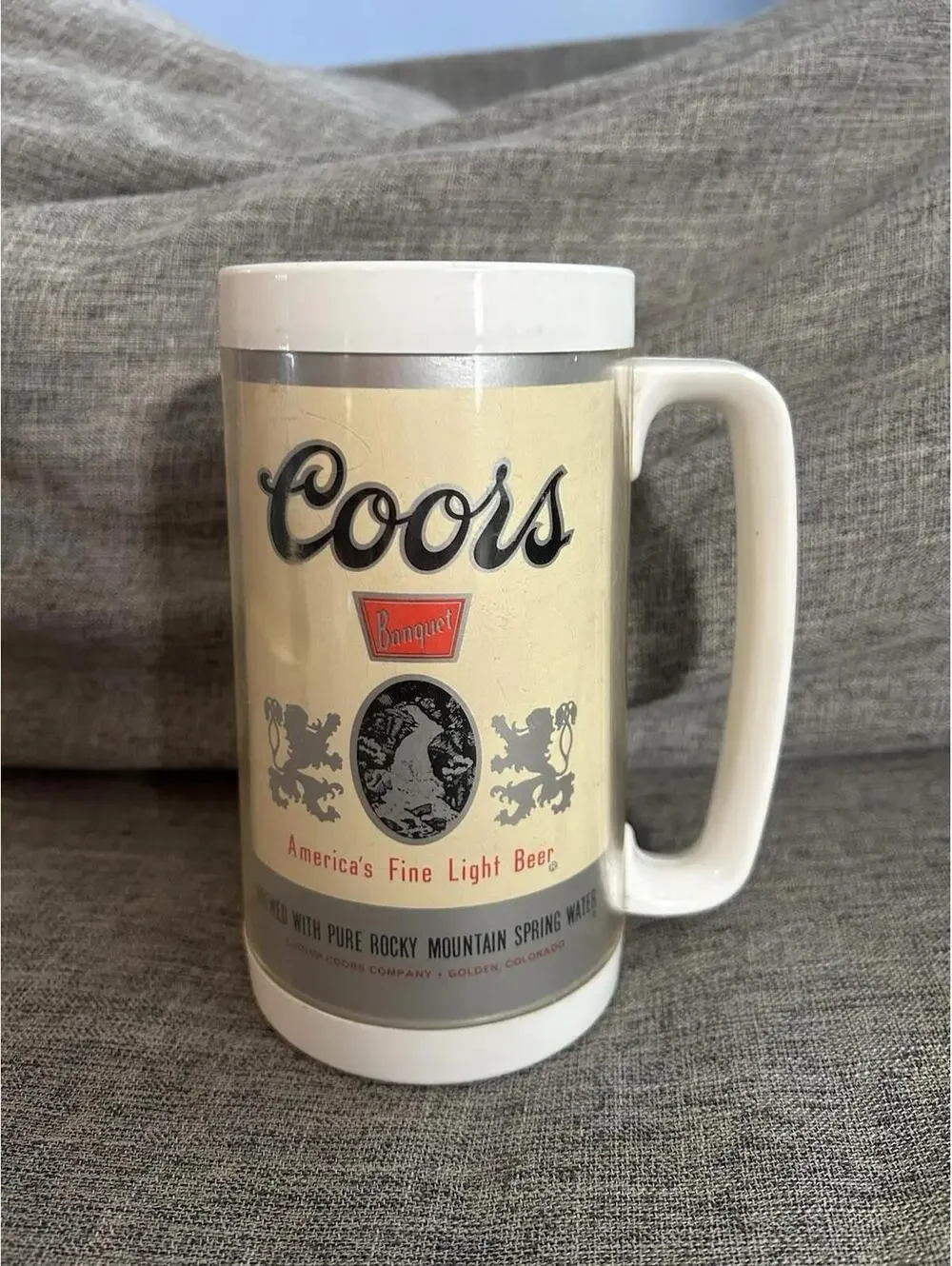 Thermo Serv Coors Insulated Mug Vintage